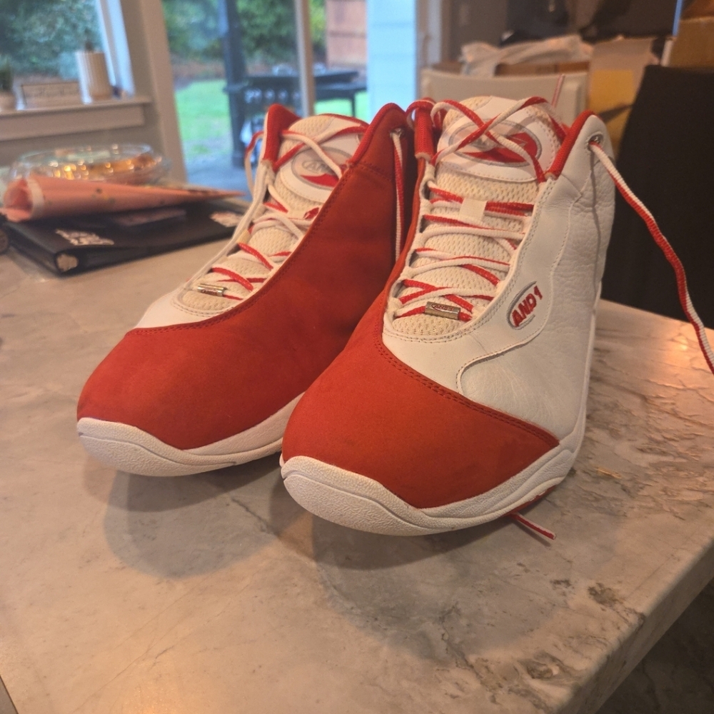 DS AND 1 Tai Chi LX White Red Sz 15 Basketball Shoes Vince Carter VC Retro